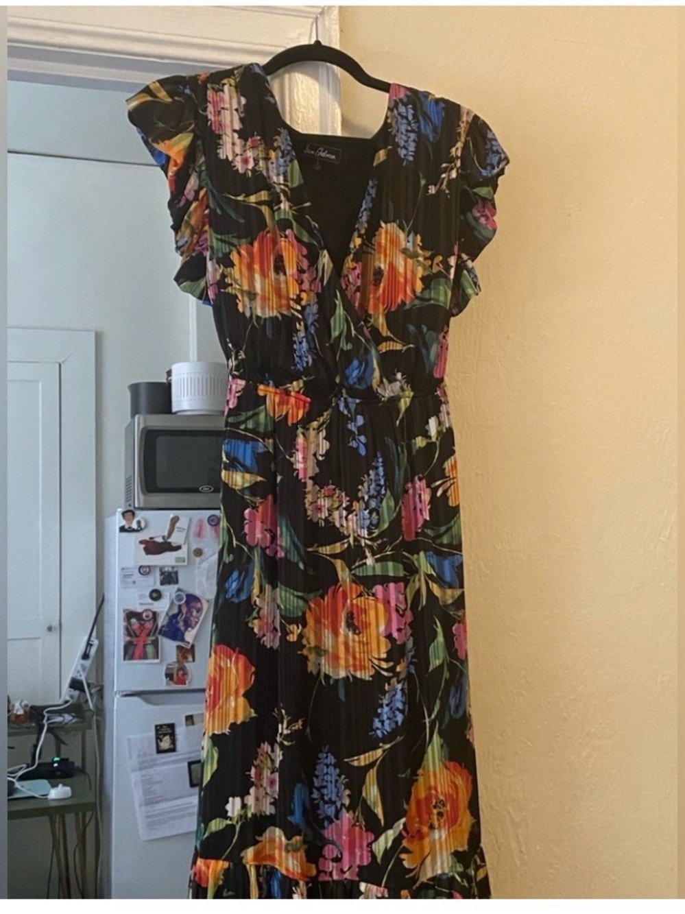 Sam Edelman Black Floral Dress